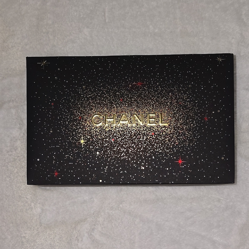 Chanel Black and Gold Starry empty Box